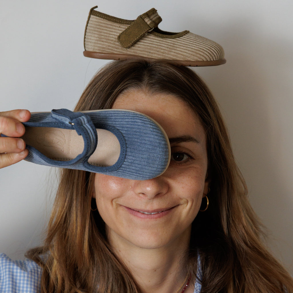 Tété Beige Mary Jane Shoes